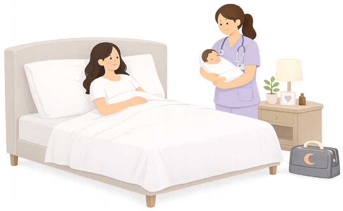 10 Postpartum Home Visits by a Specialized Nurse / Midwife
