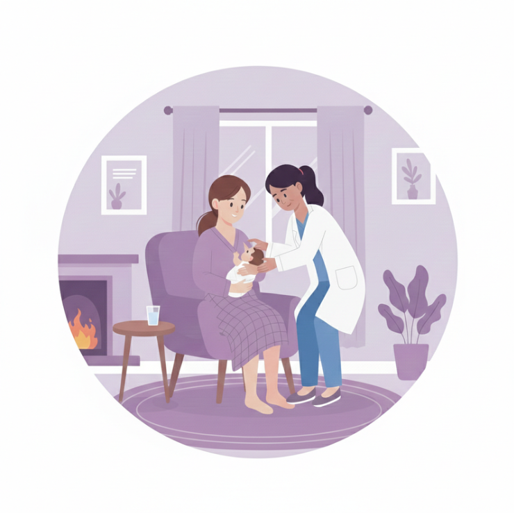 3 visits Breastfeeding Counselor