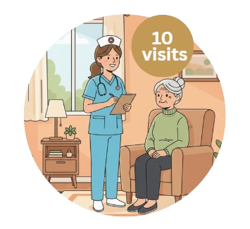 10 Nursing visits