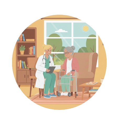 Consultant home Visit  for Comprehensive Geriatric Assessment