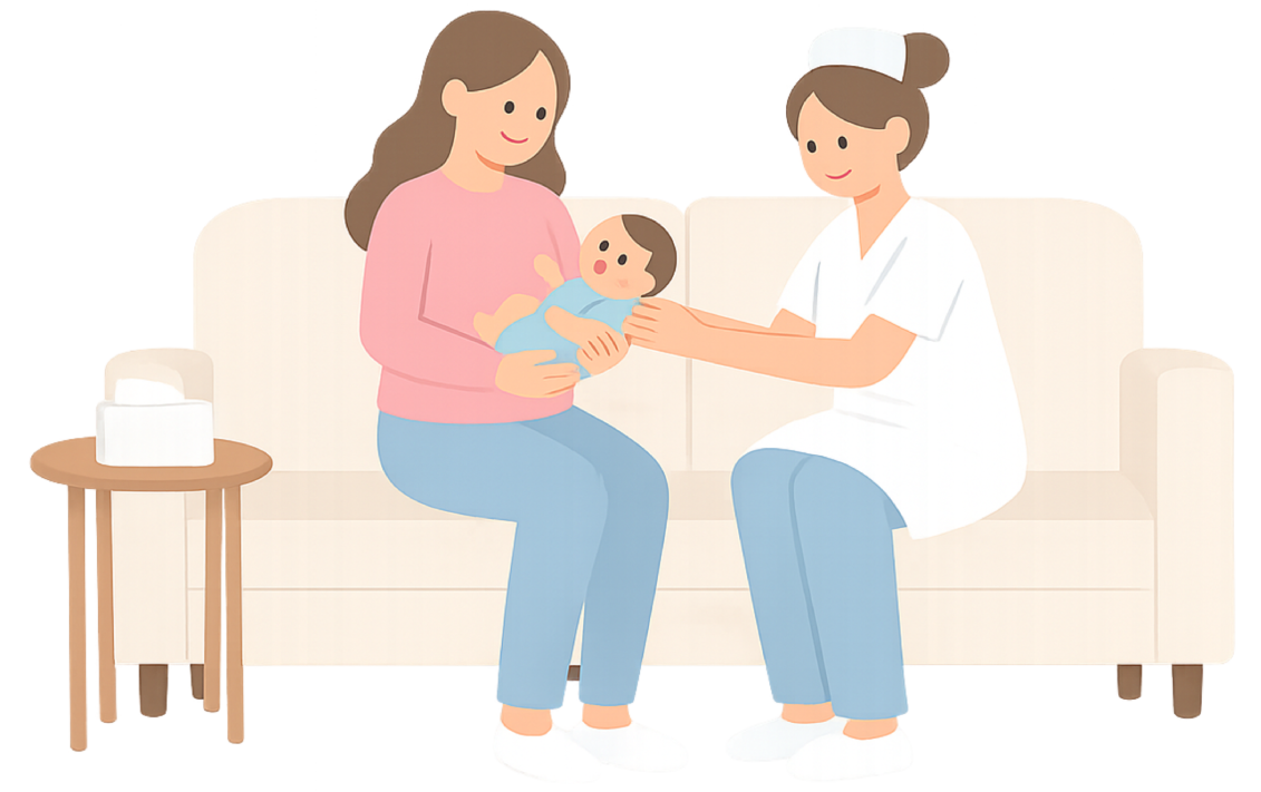 زيارة ممرضة النفاس لرعاية الأم والمولود